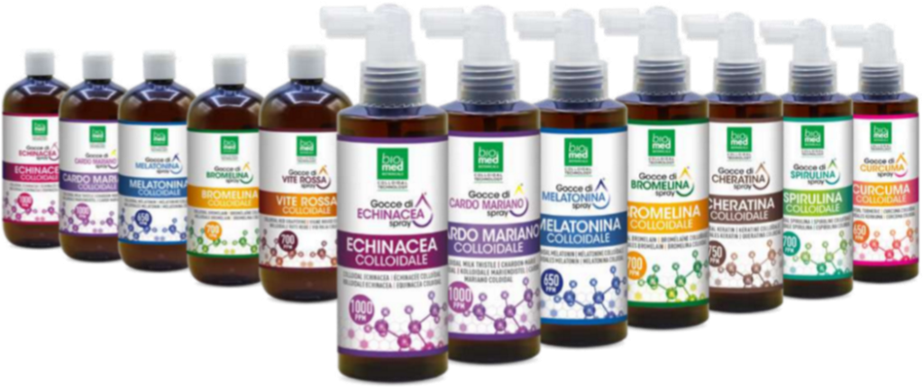 collection of colloidal botanical products